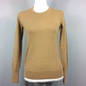 Everlane Camel Cashmere Crew Sweater Womens Small